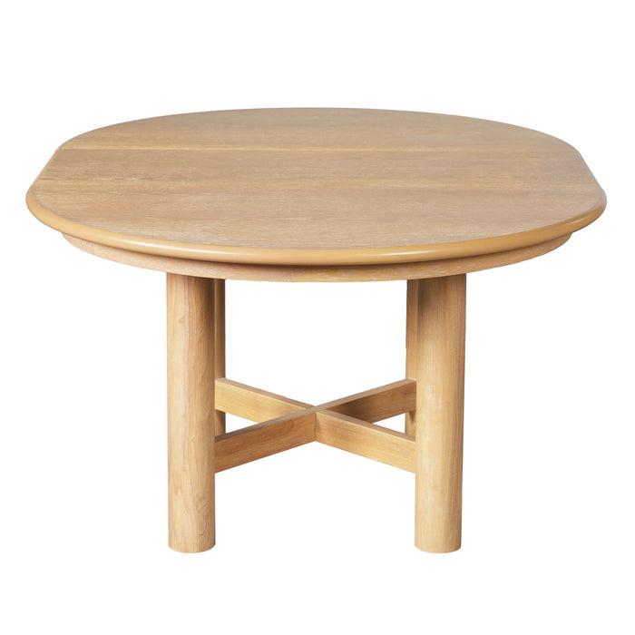 Extendable Oval Dining Table With Leaf