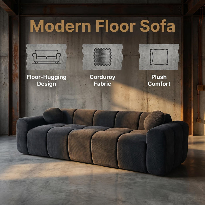 Extra Large Compression Sofa, Cloud Puff Couch For Living Room