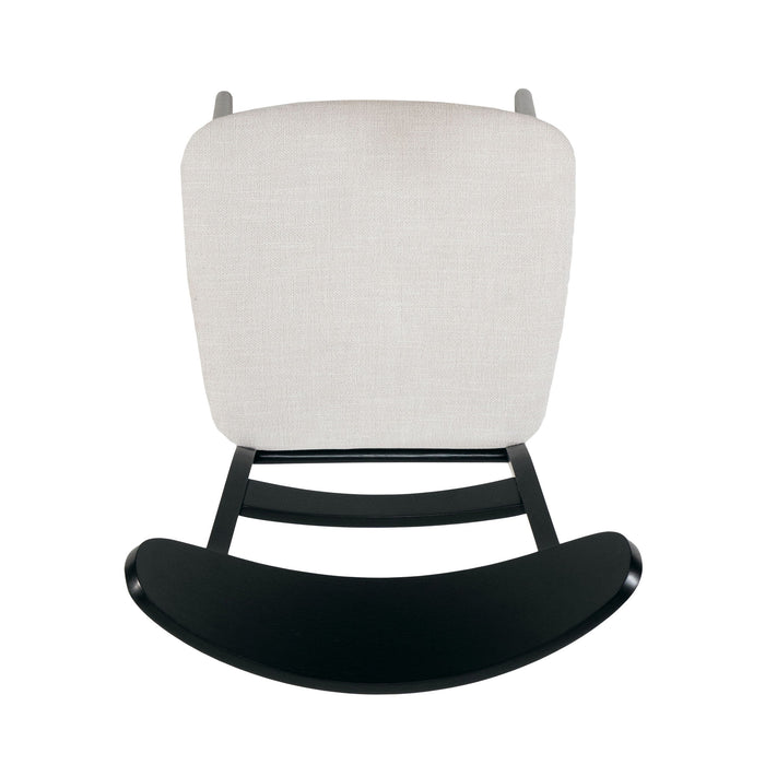 Mid Century Dining Chairs With Cushioned Seats And Wood Frame (Set of 2)