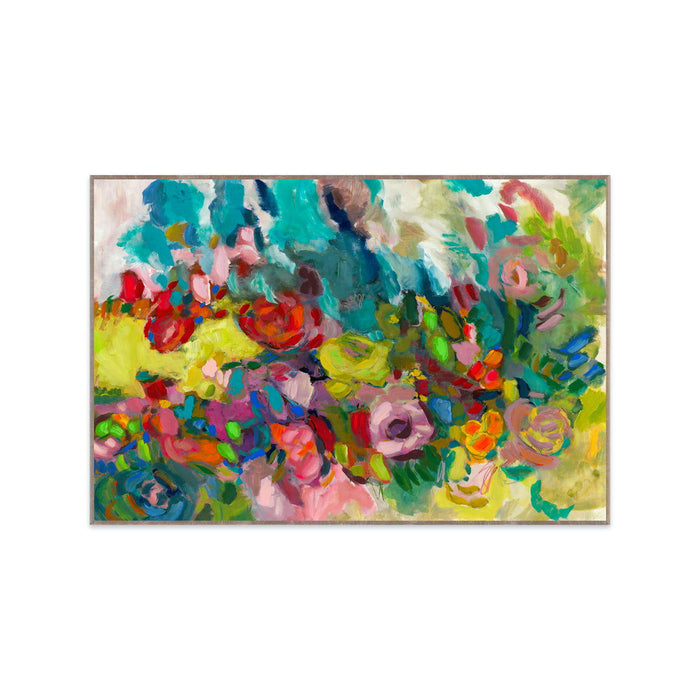 Ground Breaking - 48" x 48" Painting By Buddy Whitlock - Blue
