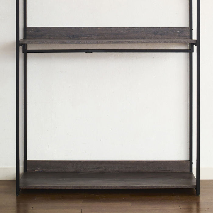 Monica - Farmhouse Industrial Wood Walk In Closet