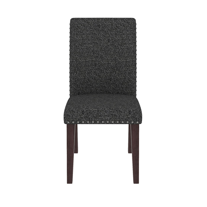 Upholstered Dining Chair With High Back Design (Set of 2)