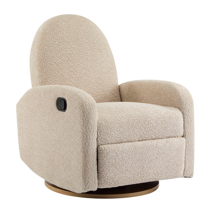 Contemporary 360 Swivel And Glider Recliner Chair