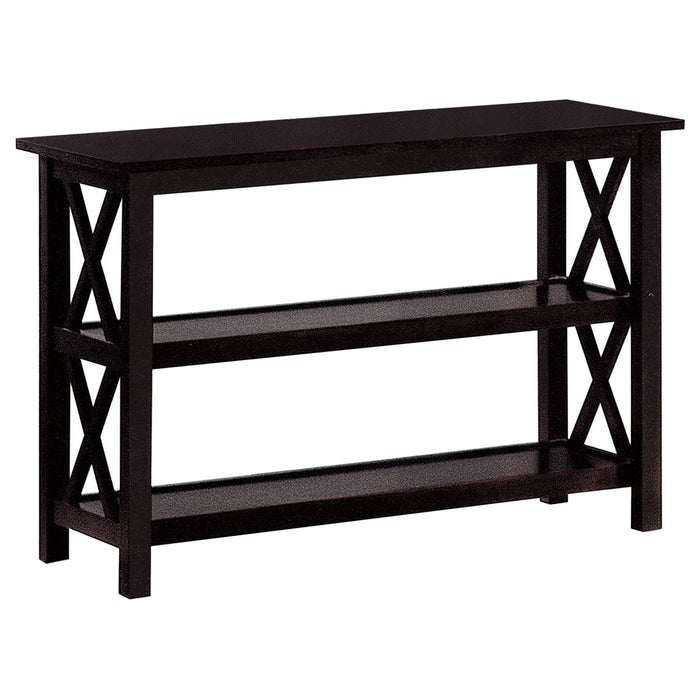 Sofa Table With Shelf - Brown
