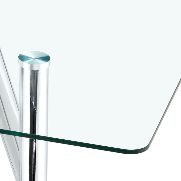 Dining Table With Transparent Surface