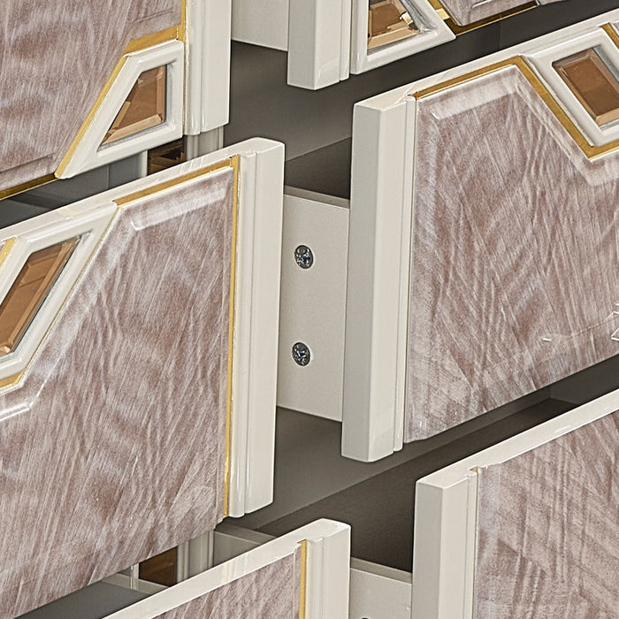 Omari - 6 Drawer Dresser - Beige