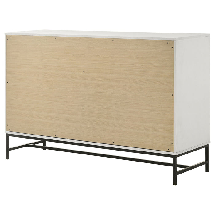Taraval - 6 Drawer Bedroom Dresser - White