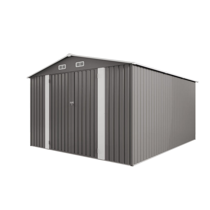 Large Outdoor Storage Shed With Lockable Door, Air Vent