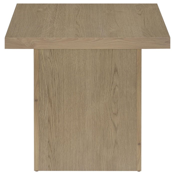 Eldridge - Coffee Table Set With Chunky Square Tops