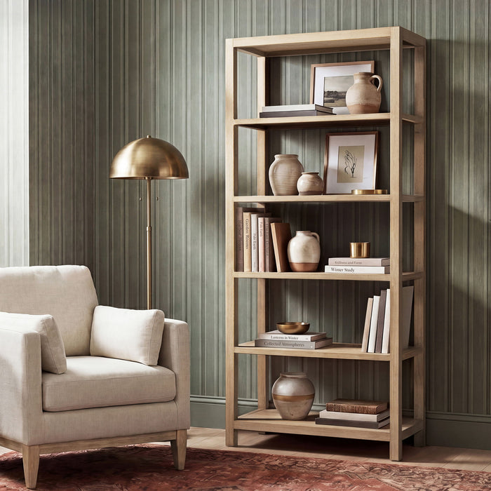 Ellis - 5 Shelf Open Frame Bookcase - Natural