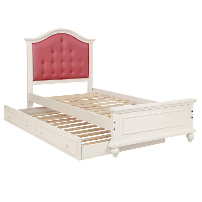 Contemporary Style Bed With Trundle