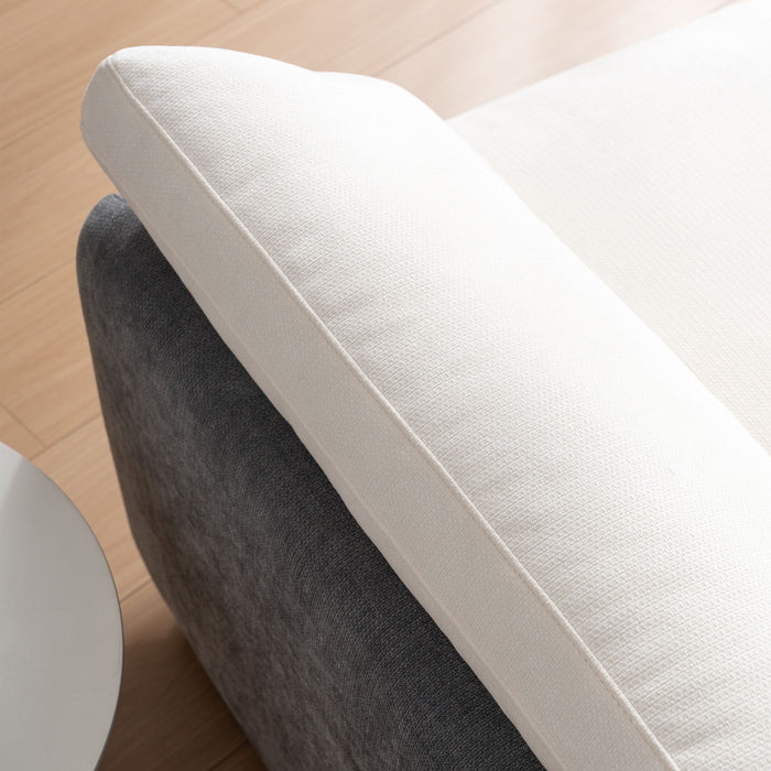 Oversized Single Sofa Chair Wide And Deep Seat, Modern Upholstered Comfy Blocking Couch Lounge With Pillows