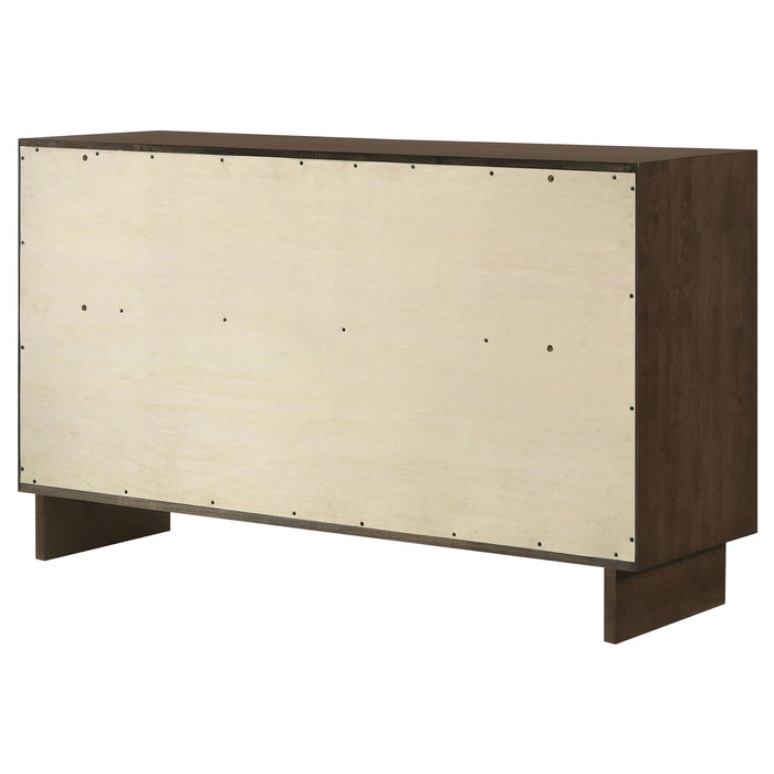 Hemlock - 6 Drawer Dresser Cabinet - Brown