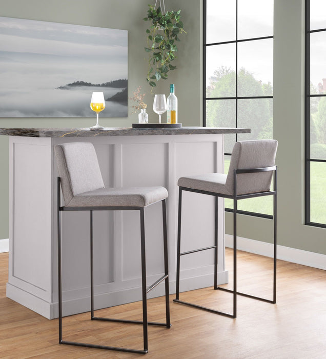 Fuji - Contemporary High Back Barstool Elegant Design