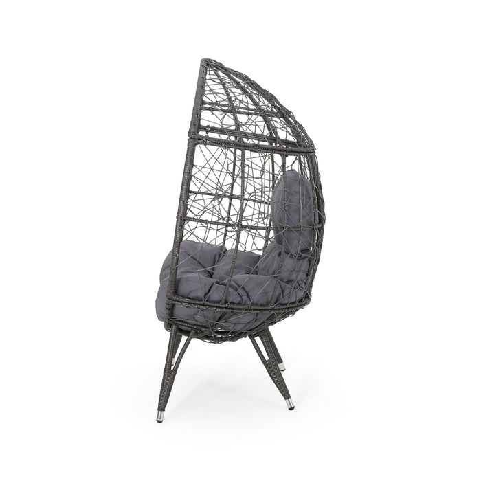 Cosmos - Round Hammered Iron Teardrop Chair