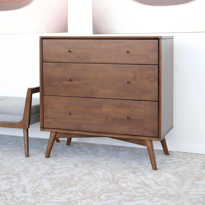 Caroline - Dresser 3 Drawer - Brown / Wood