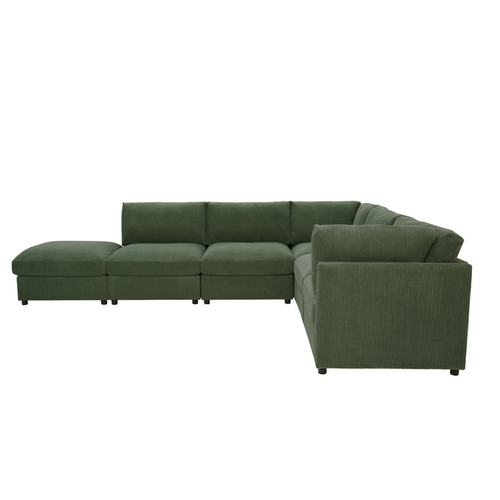 Modern Reversible Modular Sectional