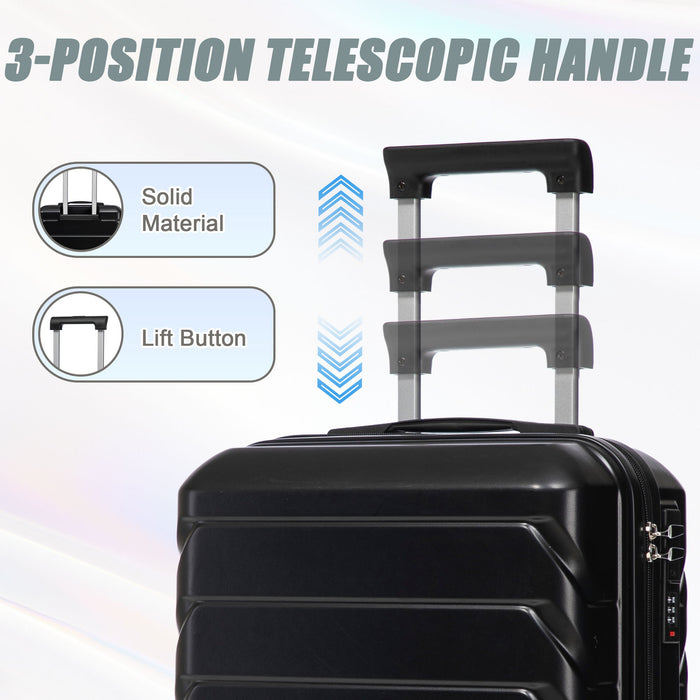 Spinner Luggage Set & Combination Lock