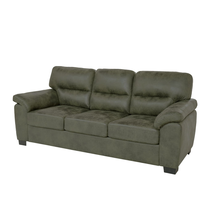 3 Seater Sofa With Padded Armrests And Triangular Leg