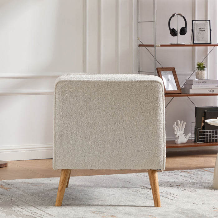 Upholstered Armless Accent Chair