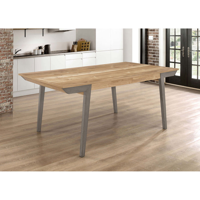 Kalina - Rectangle Dining Table - Natural / Gray