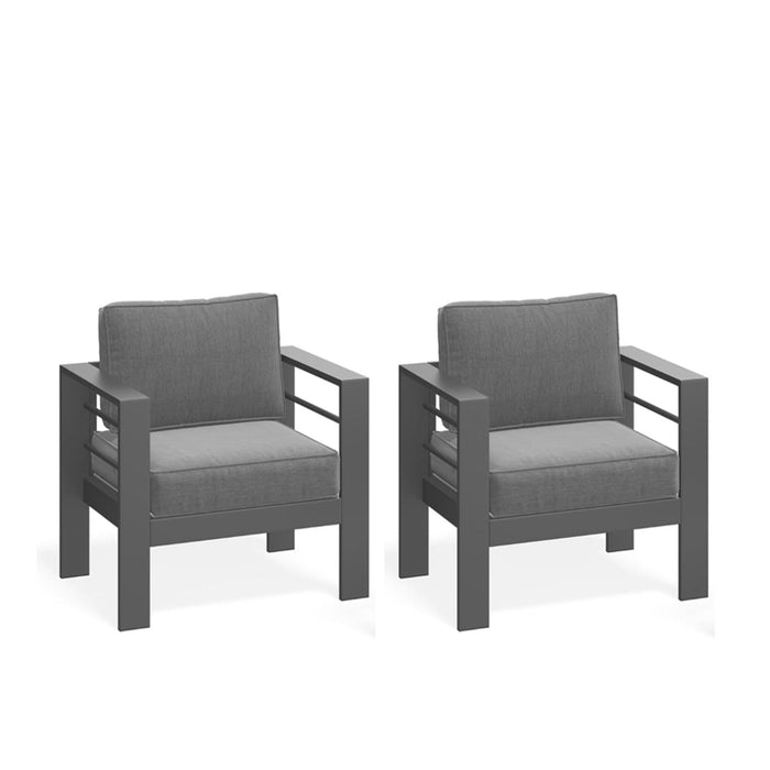 Outdoor Patio Set All-Weather With Thick Cushions
