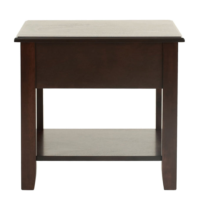 Table Set With Drawers And Open Shelf Storage