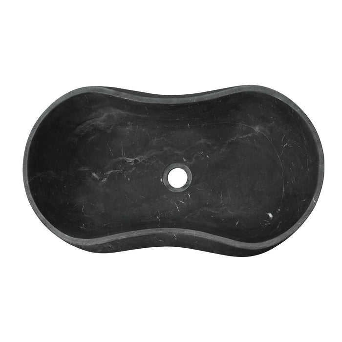 Bathroom Vessel Sink With Wavy Design