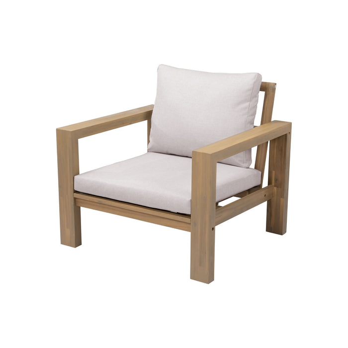 Stylish Outdoor Armchair With Cushion For Garden