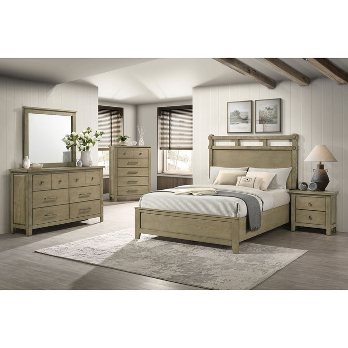 Pelton - 5 Drawer Chest - Oak