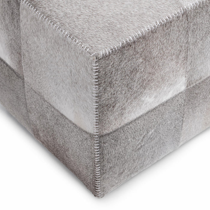 Landyn - Square Ottoman - Sparrow Gray