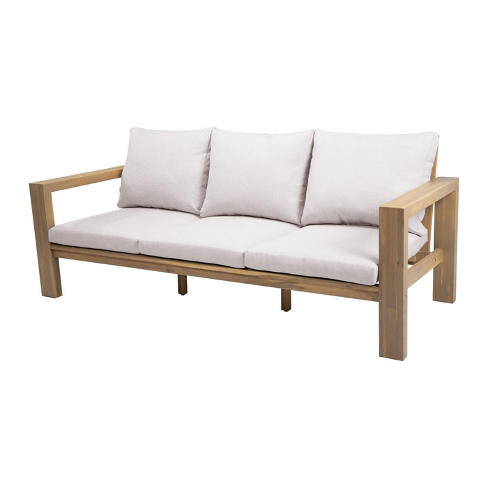 3 Seater Patio Set, Outdoor Sofa & Coffee Table Set