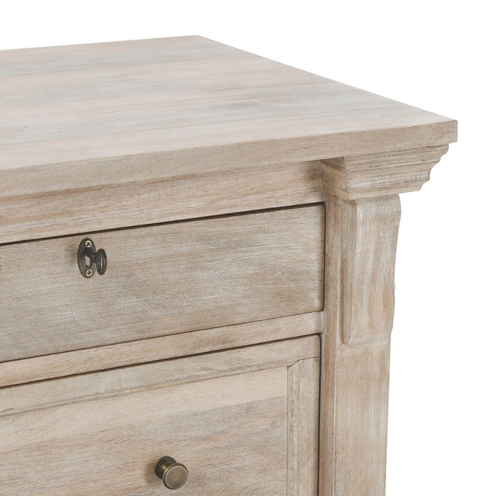 Adelaide - 9 Drawer Dresser - Natural Cream Wash