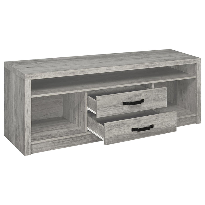 Conifer - 3 Piece TV Entertainment Center With Storage - Gray