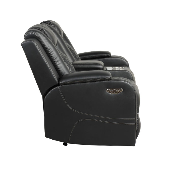 Benz - LED & Power Recliner With Adjustable Headrests And Ambient LED Lighting