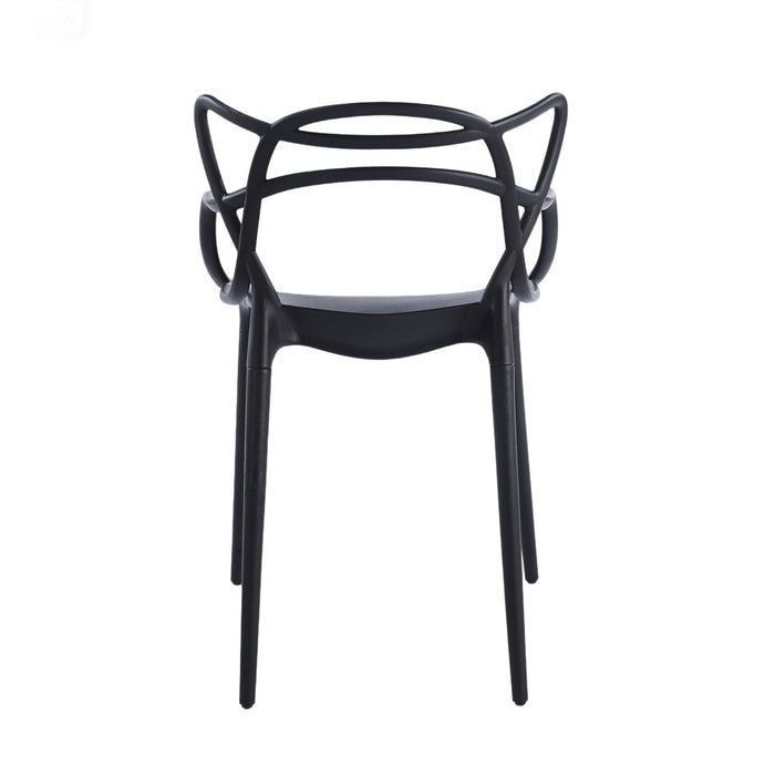 Dining Chair (Set of 4) - Black - Plastic