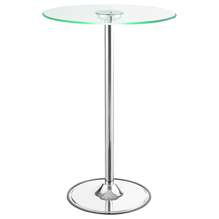Indra - LED Bistro Table - Chrome