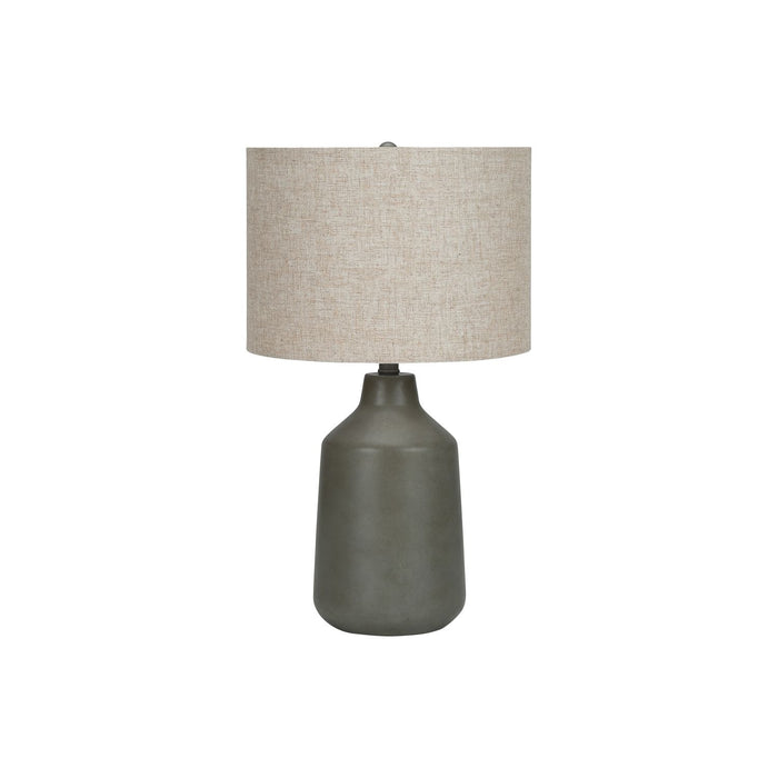 Lighting, Table Lamp, Concrete, Contemporary
