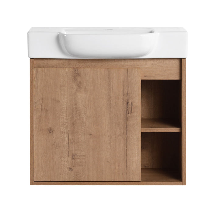 Wall Mounted Bathroom Vanity & Sink & Soft Close Door