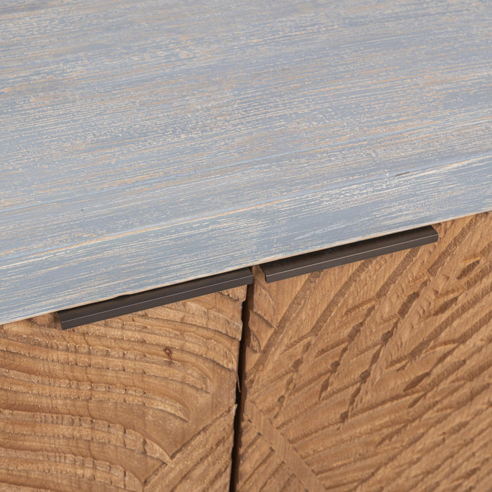 Ambrose - 6 Door Cabinet - Soft Coastal