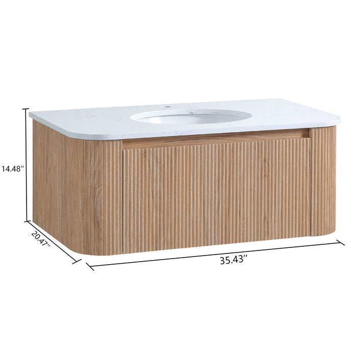 Wall Mounted Bathroom Vanity With Sink
