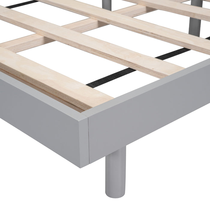 Modern Floating Platform Bed Frame