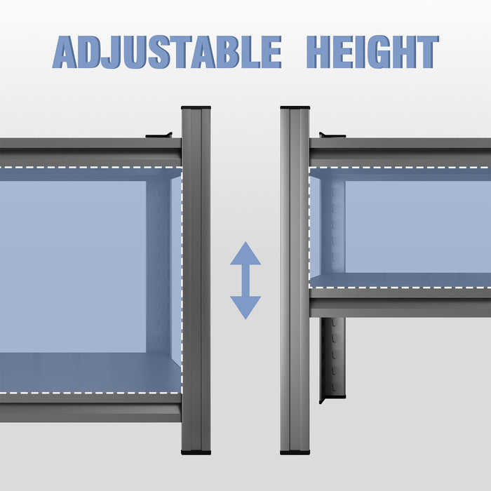 Adjustable Height Storage Shelving Units