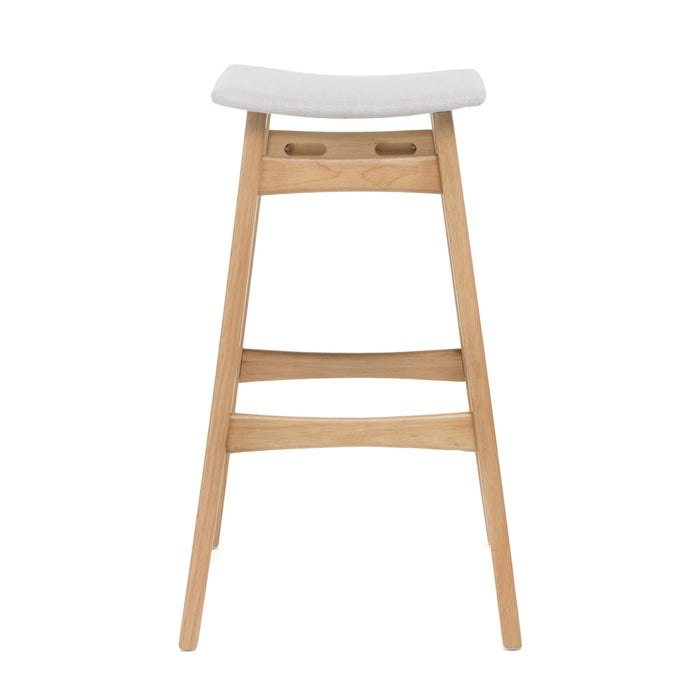 Modern Bar Stool Set With Upholstered Seating