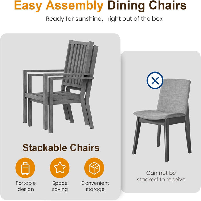 Patio Dining Chairs With Thick Cushions