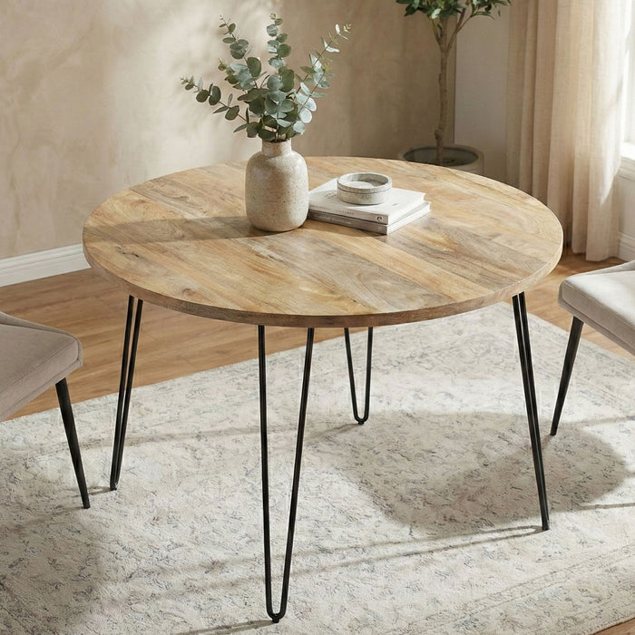 Hunter - Round Dining Table - Natural