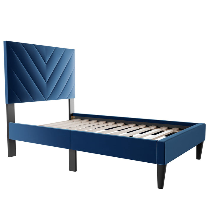 Bed Set With Adjustable Headboard