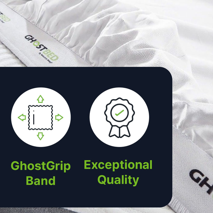 Sheet Set Luxurious Supima Cotton, Wrinkle Resistant, Breathable, With 2 Ghostgrip Band
