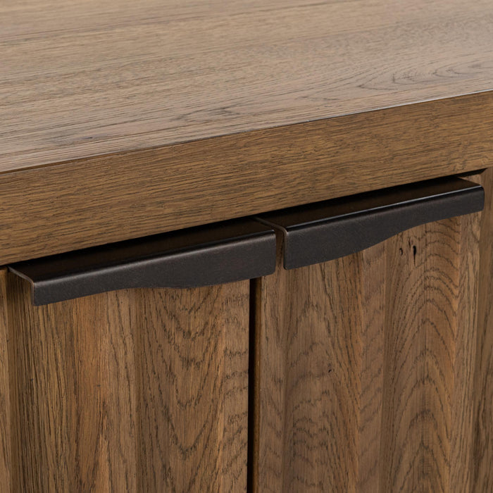 Labelle - 4 Door Buffet - Tan Oak