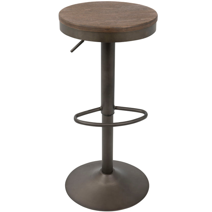 Dakota - Industrial Design Adjustable Barstool (Set of 2)